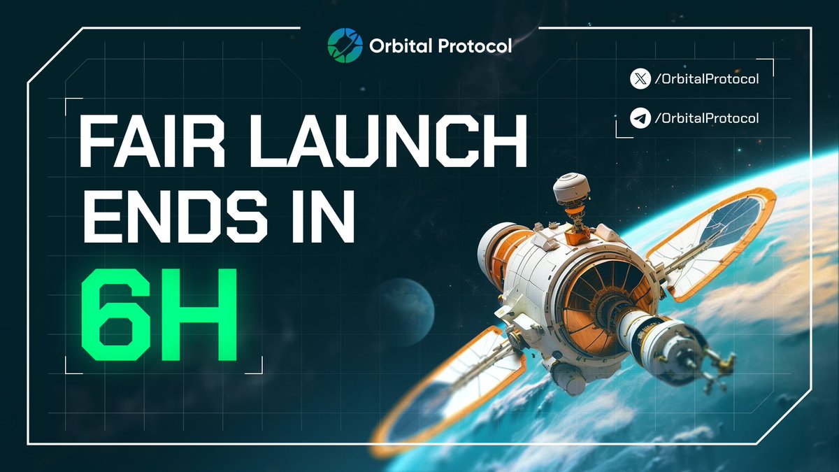 cryptogems555's tweet photo. ONLY 6 HOURS left
#OrbitalProtocol @OrbitalProtocol looks giga hyped
Presale: https://t.co/hyGCgj4Vmp
Over 200+ KOLs onboard! Biggest YouTubers and over 10+ Partnerships...
๐ Huge Giveaway: https://t.co/xw3Rqttwm4
https://t.co/jwHpnYoh2s https://t.co/moUG7j3b8Z