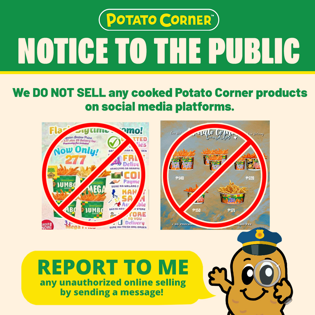 Potato Corner Philippines tweet media
