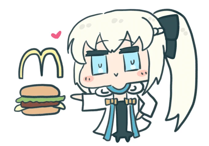 #もるがんちゃんハンバーガーともるがんちゃん。 