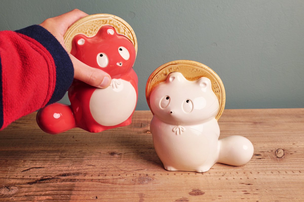 たぬきの置物『ぼんやり子だぬき』をオンラインストアにて販売中です