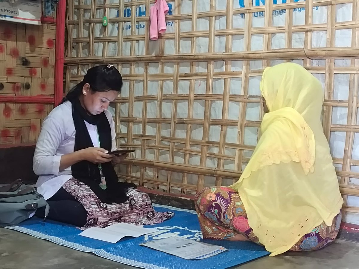 FAOBangladesh's tweet photo. FAO's #SFERA fund will support 15,000 #Rohingya  households in Cox’s Bazar with homestead gardening for improved food security. 
Our teams on the ground ensuring quality data for this vital initiative! 🌱✨ https://t.co/zJOHTBFTG1