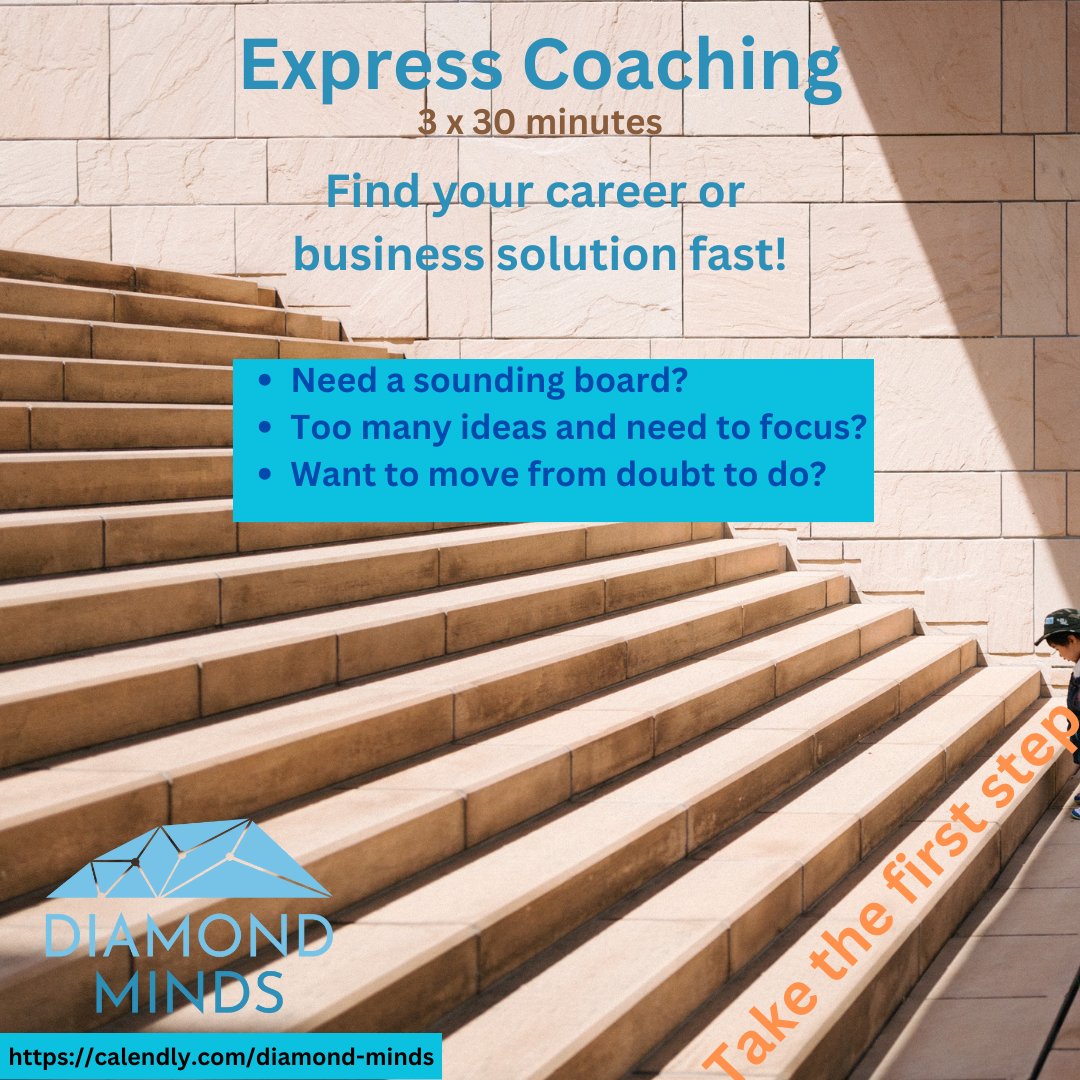 diamondminds2's tweet photo. Got a challenge, dilemma, or itching to move forward but can't? Express coaching helps make that shift...in awareness that your next step comes naturally. https://t.co/eK8JAE1Wh6