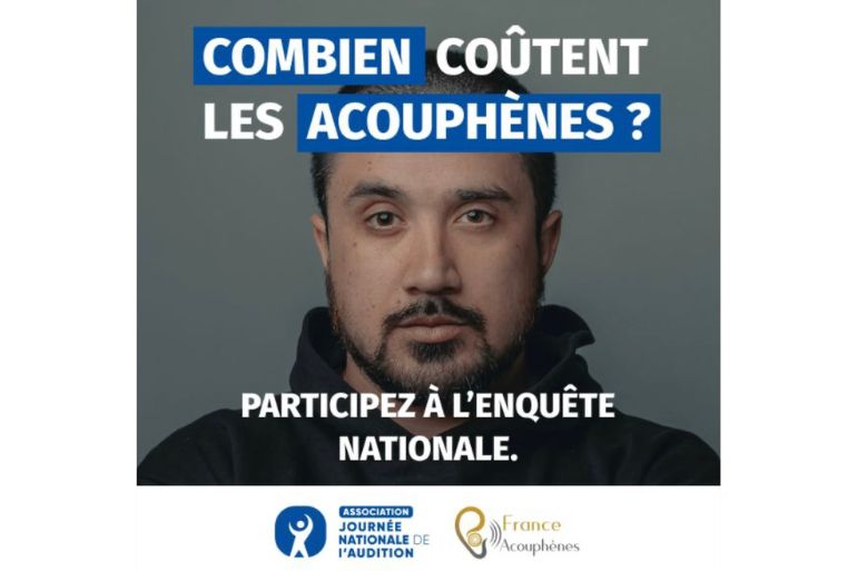 📢 👂 Faites entendre votre voix pour une meilleure prise en charge des #acouphènes !
Notre #partenaire, l’association JNA-Journée Nationale de l'Audition, lance une enquête nationale en collaboration avec France Acouphènes.

Pour répondre au #sondage : acouphenes.sanoia.com