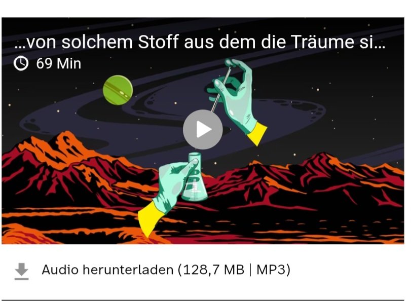 'Von solchem Stoff aus dem die Träume sind' Ein #ScienceFiction #Hörspiel, in dem sich Realitäten vermischen . . im Anschluss sprechen @hermannbella & ich über futuristische Drogen (oh liiiebe es neue für Romane zu erfinden :) swr.de/swr2/hoerspiel…