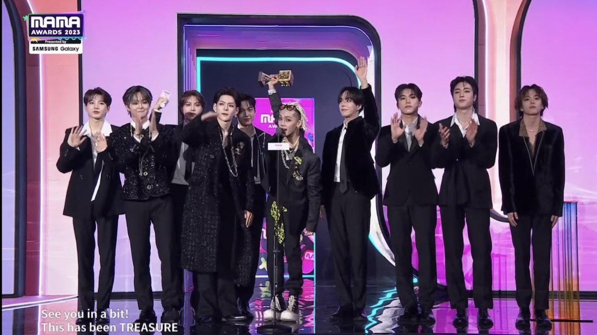 Congratulations TREASURE for winning Favorite Dance Performance Male Group! #트레저