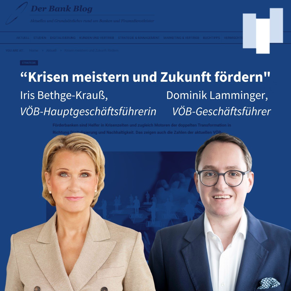 voeb_banken's tweet photo. Förderbanken: #Krisenhelfer & #Zukunftsgestalter!
Die #VÖB-Förderstatistik enthüllt beeindruckende Zahlen. Mehr hierzu im #BankBlog von VÖB-Hauptgeschäftsführerin @iris_bethge-Krauß und VÖB-Geschäftsführer Dominik @Lamminger:
➡️📘https://t.co/9ZC0Jo49Nq https://t.co/4wxRadDzqU