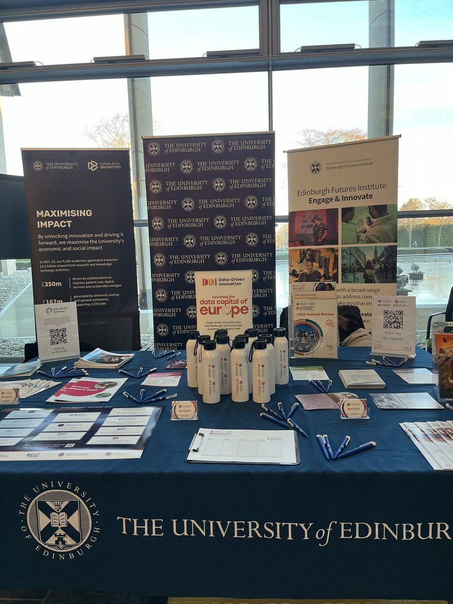 DataCapitalEd's tweet photo. This year's UK Fintech Symposium conference, organised by @Futurescot_News is at the @NatWestGroup  OX Edinburgh venue

⭐️We are exhibiting today alongside @EdinInnovations and the @uoebusiness ⭐️

If you are attending, come and say hi to find out more ! #FSFinTech https://t.co/JziMFeUfaL