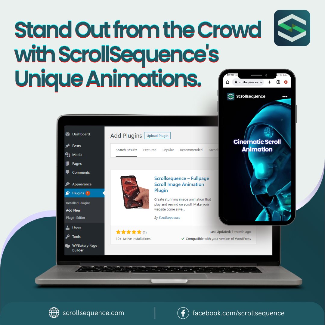 scrollsequence's tweet image. Embrace the future of creativity! 🚀✨ Unlock a world of innovation with the latest features and functionalities in ScrollSequence plugins. Elevate your projects, and creativity soar to new heights. #ScrollSequence #InnovationUnleashed #CreativeRevolution
scrollsequence.com