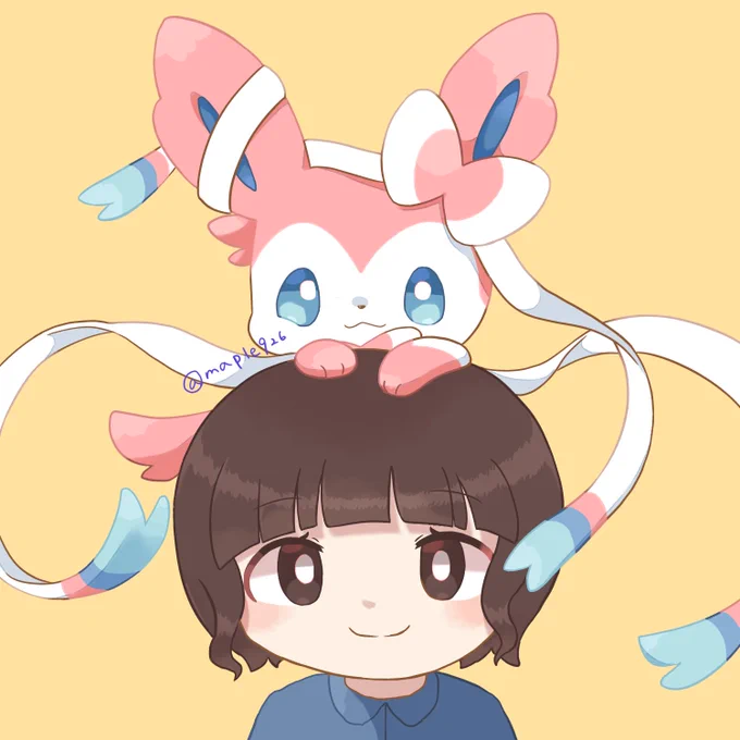 ニンフィアと女の子 