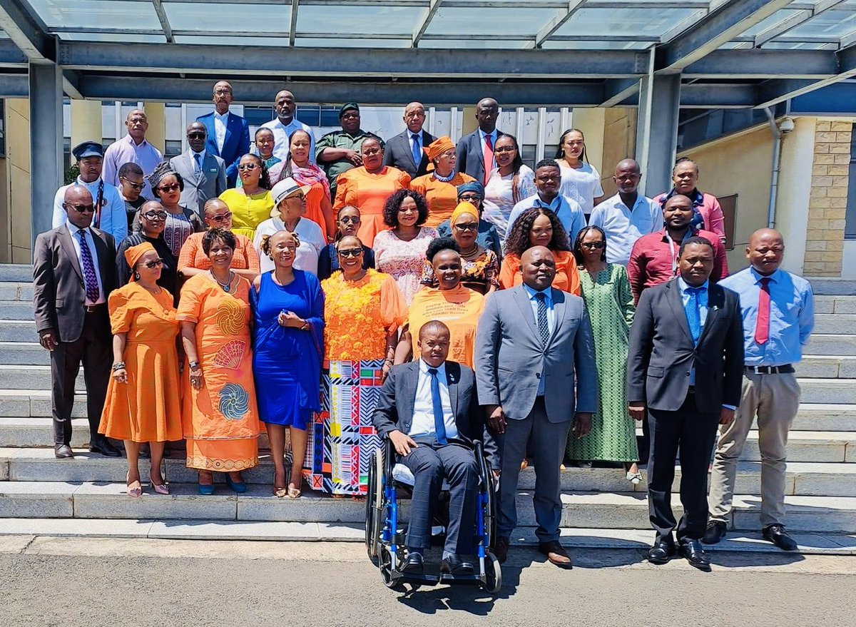 LesothoBGF's tweet photo. We applaud the Women’s caucus of the parliament of Lesotho for having commemorated 16 days of activism against GBV on women and girls on Monday 27th November. We appreciate as CSOs representing the needs of the communities, to have been invited and taken on board with parliament. https://t.co/nm5rctRJ7T