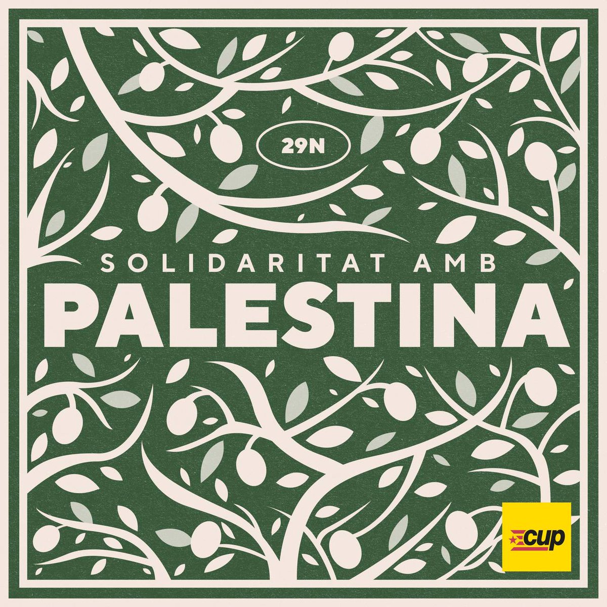 Avui i cada dia solidaritat amb el poble palestí! #29N 🇵🇸✊ #FreePalestine