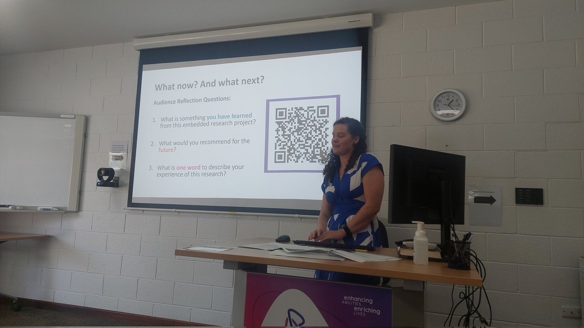 Important and insightful presentation on codesigning telepractice from embedded researcher <a href="/BenzCloe/">Cloe Benz</a> <a href="/CurtinMedia/">Curtin Media</a> <a href="/RockyBayWA/">Rocky Bay</a>