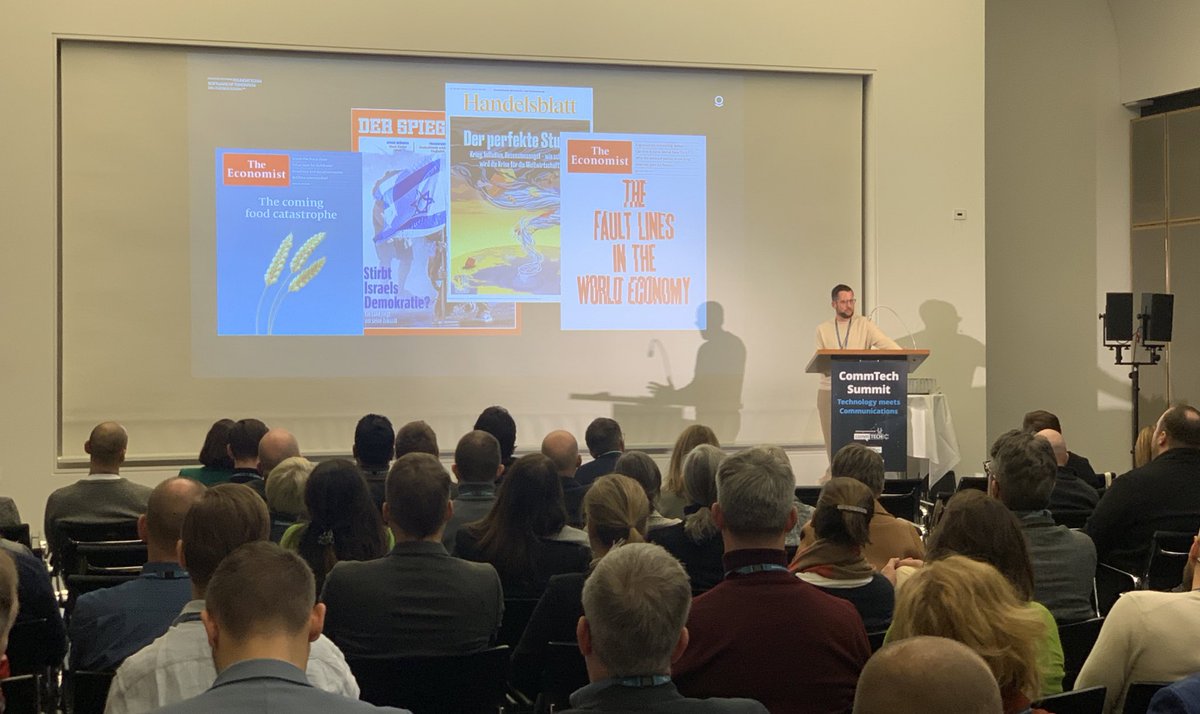 manuelwe's tweet image. Danke für den Weckruf und die fundierte Einordnung @JanHiesserich:
„Bisher bleiben wir in der Umsetzung in maximal bekannten Bahnen.“ Bitte keine bloße Anpassung an bestehende Probleme und Strukturen. #Kickoff #CommTech #Summit #HapagLloyd #AI #datadriven #communication