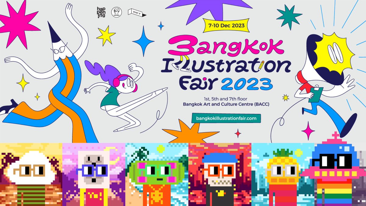🌈✨See you at #BKKIF 2023 the large annual event that gathers artists of various generations and art styles from all around the world to showcase their works, share experiences &amp; find opportunities to expand on what they love &amp; are passionate about.

beartai.com/lifestyle/1334…
