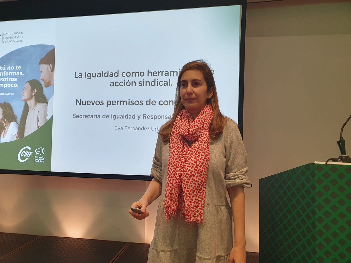 CSIF Nacional (@csifnacional) on Twitter photo 🗣Eva Fernández, secretaria nacional de <a href="/IgualdadCSIF/">Igualdad CSIF Secretaría Nacional</a>, explica los nuevos permisos de conciliación
También analiza la denuncia de #CSIF ante la Comisión Europea sobre la falta de voluntad del Gobierno para adoptar medidas de conciliación efectivas conforme a la directiva europea 🗣Eva Fernández, secretaria nacional de <a href="/IgualdadCSIF/">Igualdad CSIF Secretaría Nacional</a>, explica los nuevos permisos de conciliación
También analiza la denuncia de #CSIF ante la Comisión Europea sobre la falta de voluntad del Gobierno para adoptar medidas de conciliación efectivas conforme a la directiva europea