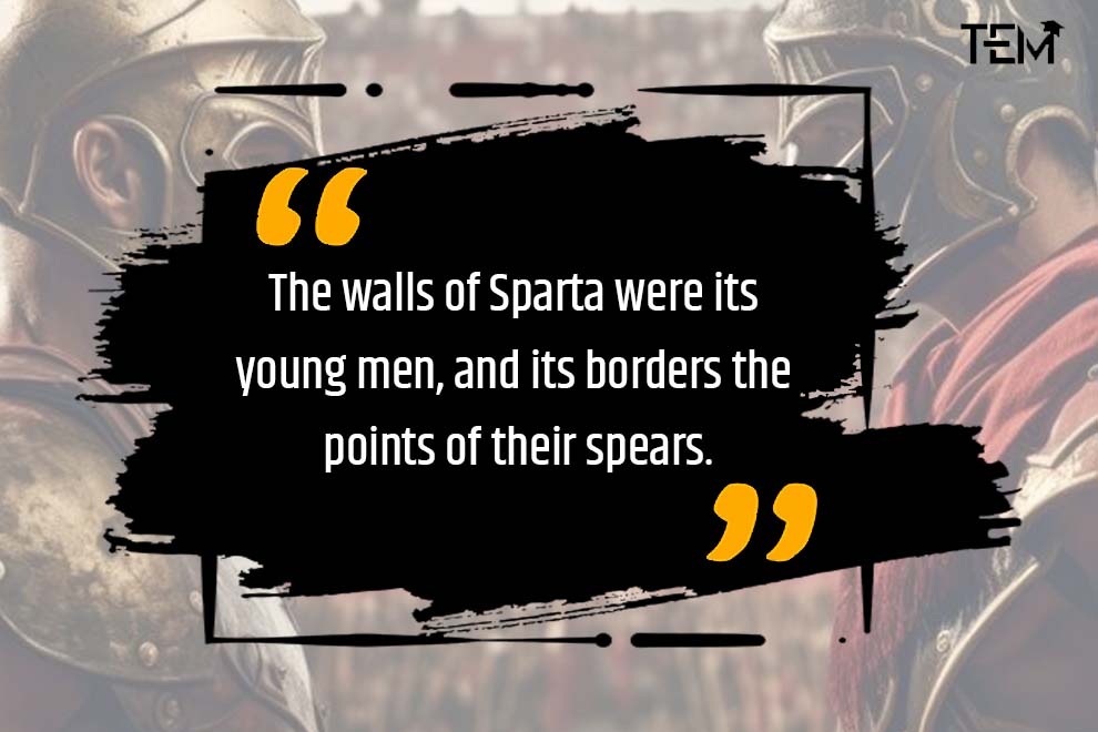 TheEducationMag's tweet photo. “The walls of Sparta were its young men, and its borders the points of their spears.”
Read More: https://t.co/6h0q9r1Yti
#Spartan #inspiring #quotes #wednesdaymotivation #spartanquotes https://t.co/Q6sjSDSe5F