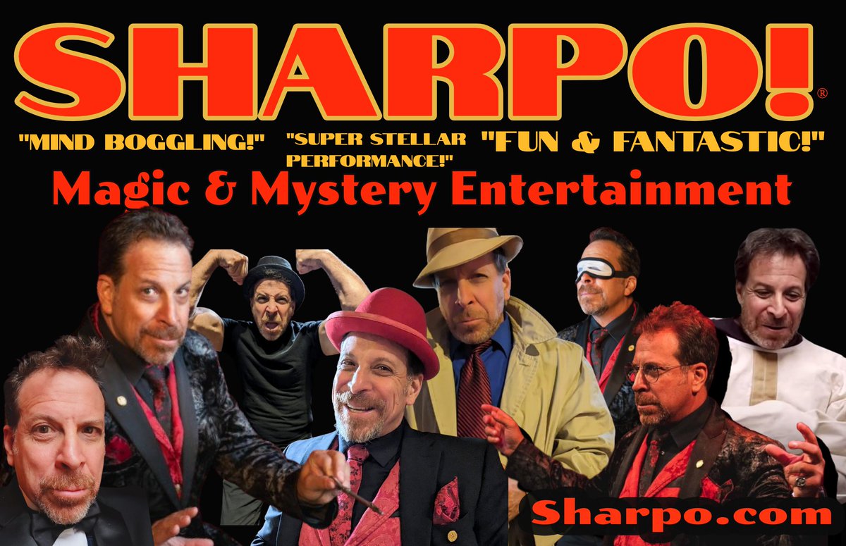 Sharpo's tweet image. 'Tis the season! sharpo.com
#Sharpo #Magic #Mystery #Magician #LAEvents #LaParties #magicshows #sanfernandovalley #valleymagic #sanfernandovalleymagic  #closeupmagic #parlormagic #partymagician #losangelesevents 
#murdermysteryparty
#mysterymasquerade