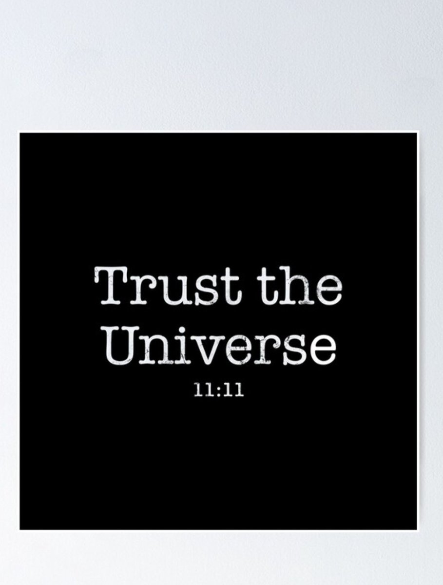 The universe has a plan for all of us , just trust and let it unfold.