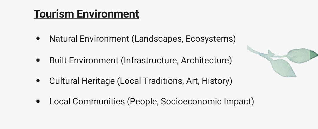 STSHERING4's tweet photo. In the context of tourism, the term "environment" refers to the surrounding conditions and elements that influence the travel experience. This encompasses both natural and built environments, including landscapes, ecosystems, cultural heritage, and local communities.
#TENepal https://t.co/wjwBmIez8x