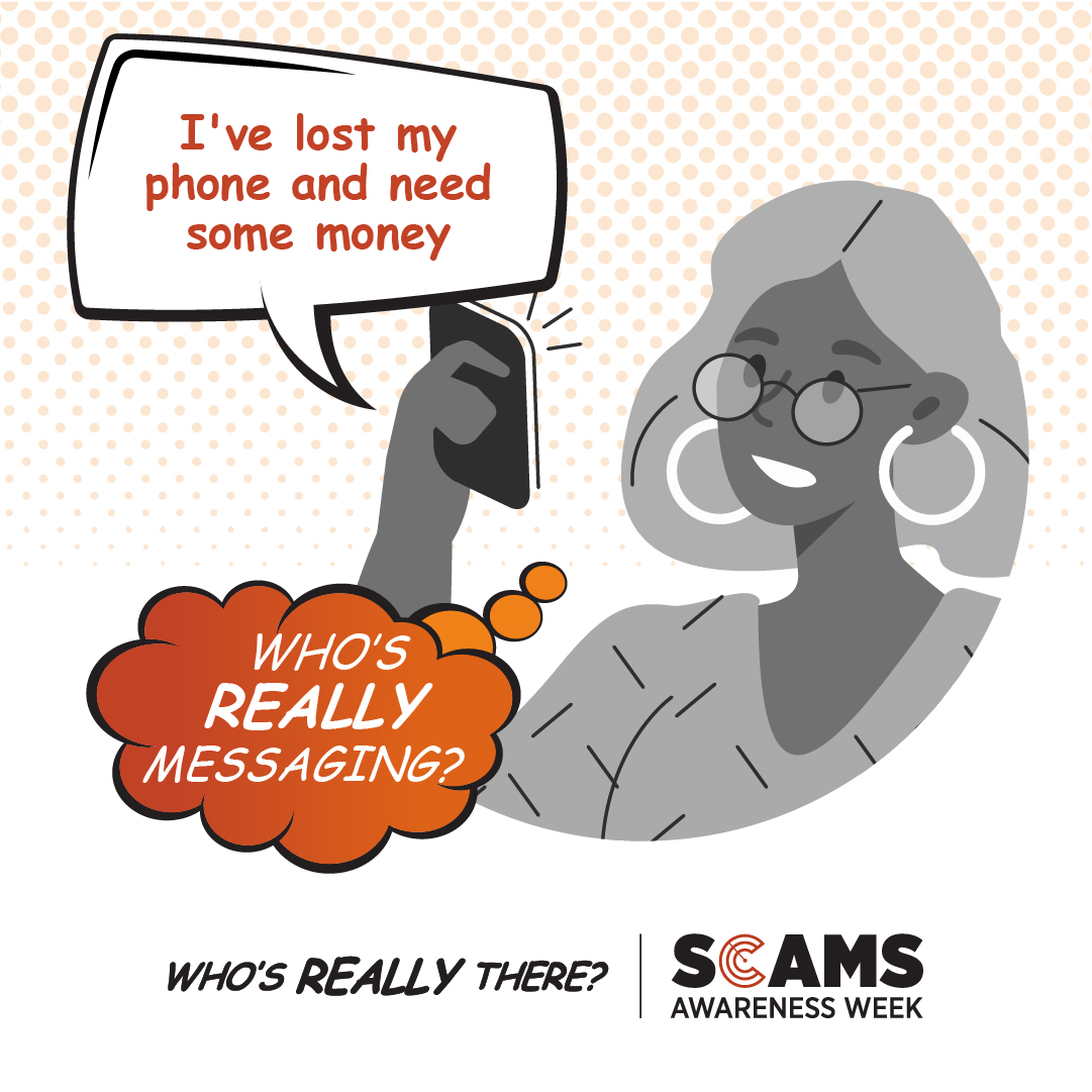 Did you know that 3 in every 4 scam reports received by @Scamwatch_gov involve impersonation – criminals pretending to be people we trust?

This Scams Awareness Week we are shining the spotlight on impersonators and reminding consumers to be alert to scam phone calls, texts and