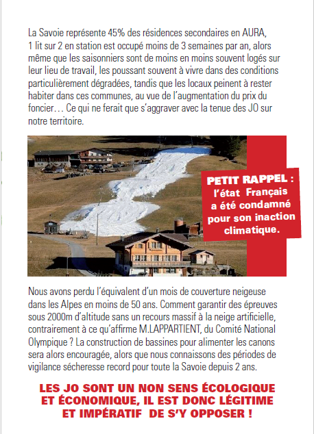 stoplyonturin's tweet photo. Les JO, c'est comme le Lyon-Turin : un gros projet ruineux pour les habitants et pour la planète. Pourtant la France a déposé la candidature des Alpes pour 2030 !
Alors ce samedi 2 décembre RDV à Albertville à 14h au Rond point du champ de mars pour dire non à ce projet ! https://t.co/KiKf770qxq
