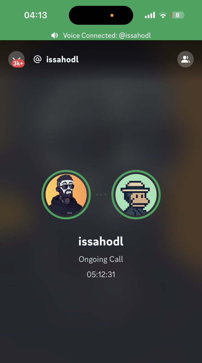My wife: “Where have you been the last 5 hours? It’s 4am!”

Me: “I was speaking with MOB Legend <a href="/issahodl/">Issa Hodl 🚀</a>!”

I’m beyond grateful to have a bro like Issa that I met in <a href="/mobstudios_/">Mob Studios</a> - always insightful and he’s been selfless in providing support, advice and help for the entire MOB