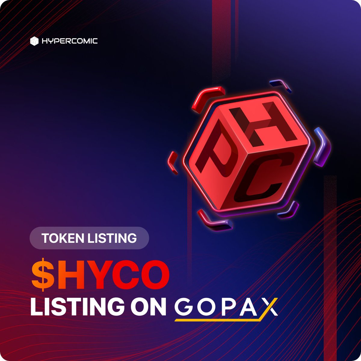 HYCO_Official's tweet photo. < New Listing Announcement >

$HYCO Listing on GOPAX - KRW Market

✔️Market Schedule
Wallet Open : 2023 / 11 / 29, 15:00 (KST)
Trading Open : 2023 / 11 / 30, 15:00 (KST)

🔽 The details
https://t.co/NilYPomJC4

#Listing #Token #Webtoon #manhwa #Gopax #Trading