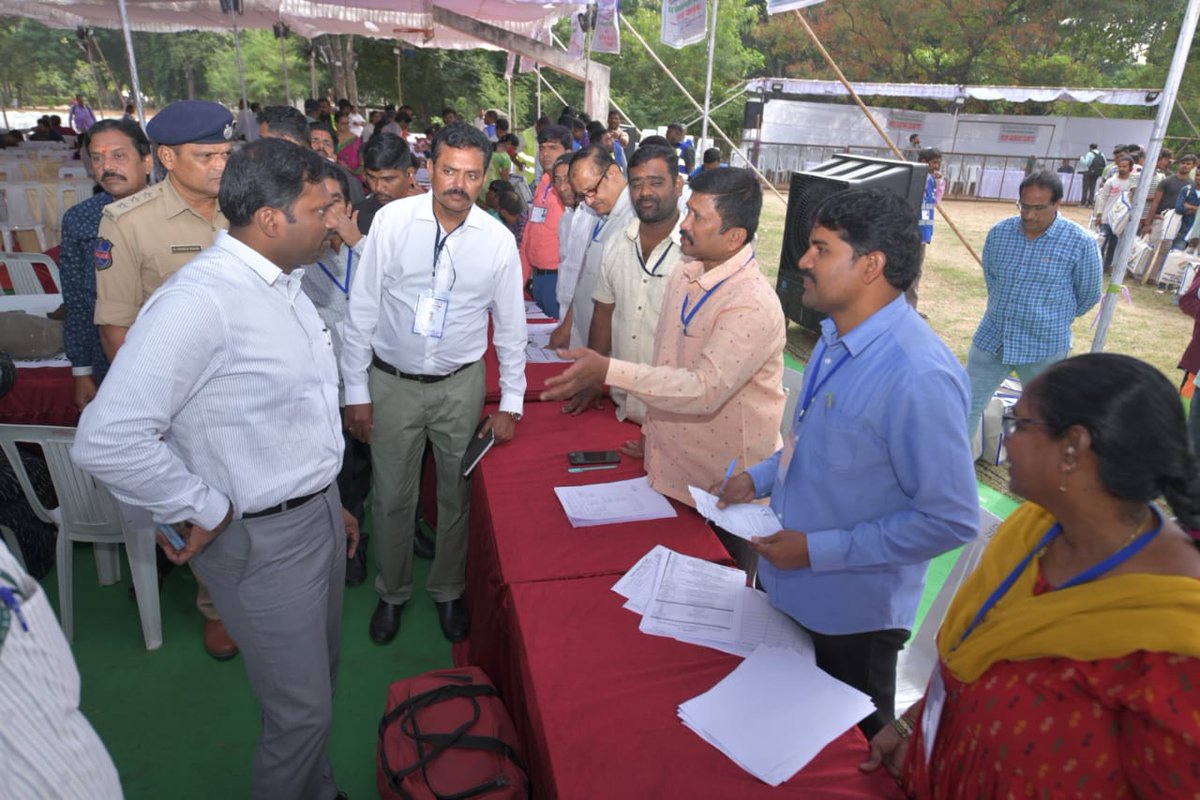 DEO_HYD's tweet photo. 🗳️ Election readiness at its peak! !!

#DemocracyInAction

DEO Hyderabad and @CommissionrGHMC , D. Ronal Rose, personally visiting DRC centers, to ensure fair, smooth and flawless elections, Our Commitment guarantees a seamless and perfect election process. #TSGeneralElections2023 

Poll Day: 30-Nov- 2023

@CEO_Telangana @ECISVEEP @GHMCOnline