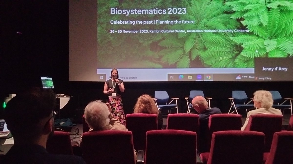 Final remarks from Haylee Weaver #Biosystematics2023