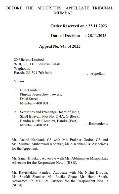 anand_kankani's tweet photo. Yesterday, the Securities Appellate Tribunal pronounced its order further clarifying the Question of Law with respect to the appointment of Independent Directors under the Reg. 17(1A) of LODR Regulations, 2015.

https://t.co/B5Wpo96uYD

#SEBI #SATORDER #CSX https://t.co/QPGmnFiGKm