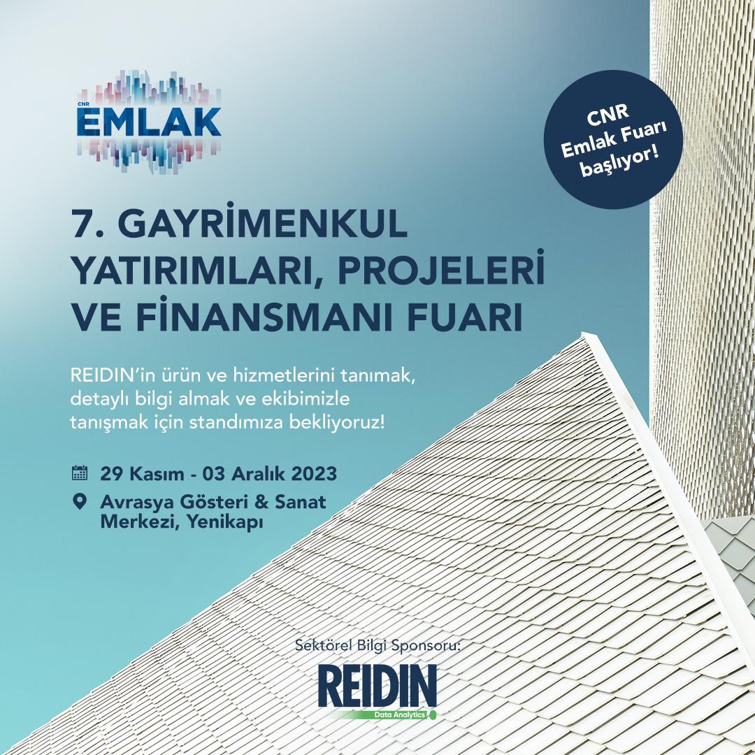 Fuar başlıyor! Fuar boyunca aktif olacak olan REIDIN standımızda sizleri görmekten mutluluk duyacağız.