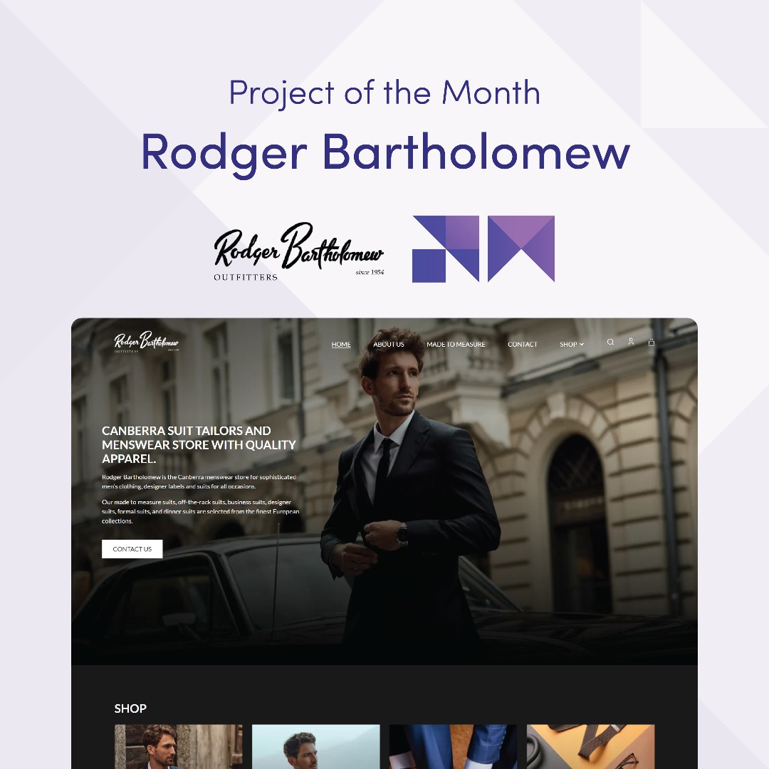 Dressing sharp just got easier! Check out the sleek, user-friendly website we crafted for Rodger Bartholomew. Explore their range of exquisite suits and accessories from the comfort of your screen! 🕴️💼 #planetmedia #marketing #advertsing #technology #creative #services