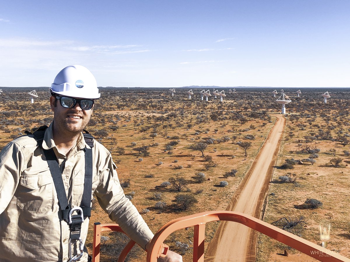 What a view! 😎
Don't miss your chance to be like Pete and walk on a telescope dish (virtually) in Beyond the Milky Way.

💫 Now showing at <a href="/wamuseum/">Western Australian Museum</a> Great Southern in Albany! 

Screening daily at 10.30am, 11.30am, 1pm &amp; 2pm til Feb 4th

Secure your seat! ow.ly/lM3k50PVSfZ