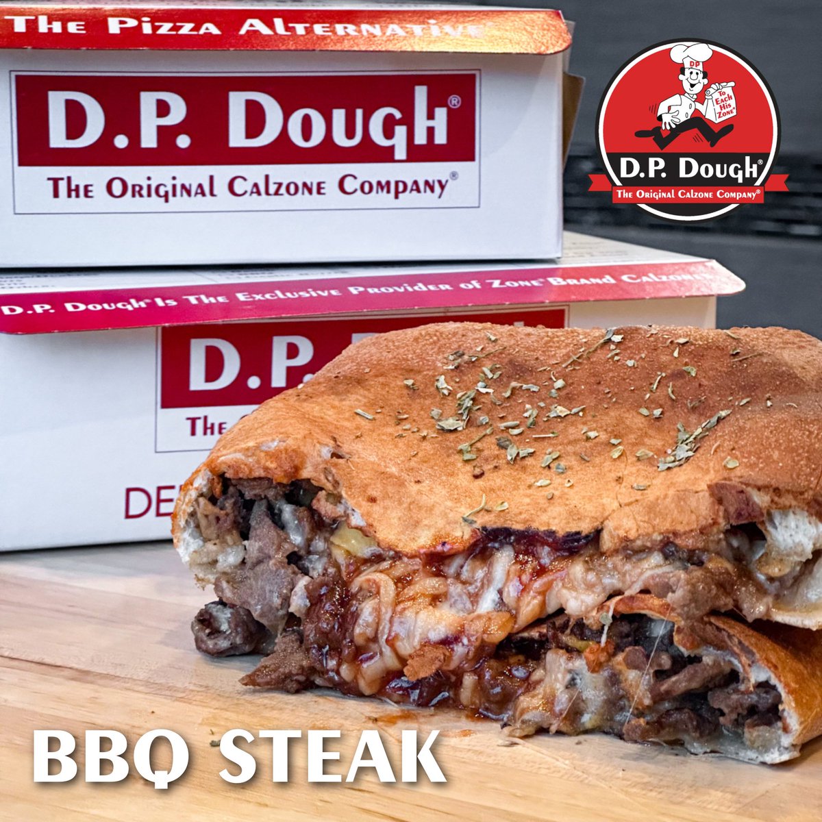 DPdoughTempe's tweet photo. #HUNGRY? 🤤
Our #BBQSteak Zone @ #DPdoughTempe is a delicious #calzone filled with #steak, #savory #BBQsauce, american &amp; #mozzarella #cheese. 😋 Order tonight directly through our #mobileapp 📱to receive exclusive #savings &amp; #rewards when you sign in!
https://t.co/kESKthuTBM https://t.co/xxYzJ7ASxI