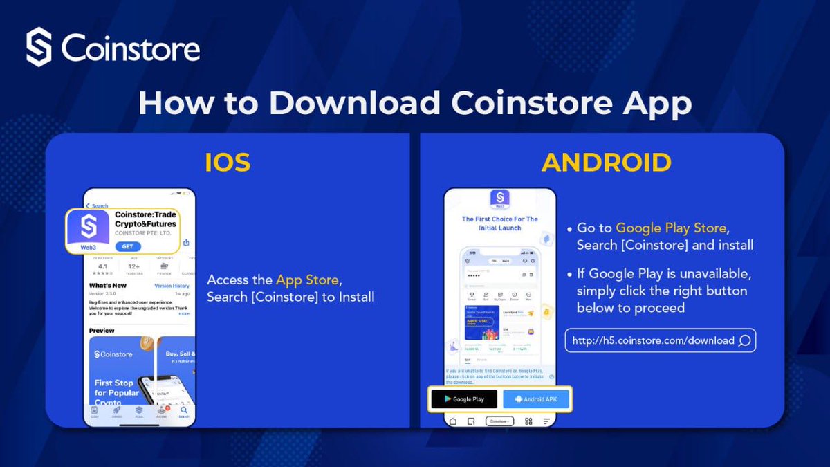 🚀 Ready to trade on-the-go? Download the #Coinstore App now! Your anytime,  anywhere gateway to the crypto world is just a tap away. 📲💼 👉🏻Click to  GET: https://t.co/vaqRZC1rD3 #NewUserGuide #Download #App
