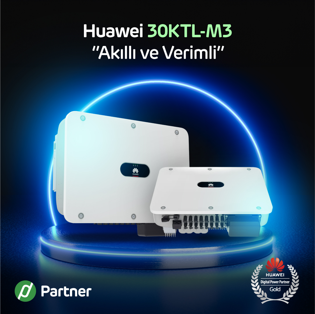 Enerji üretim sistemlerinizde veriminizi maksimuma çıkaracak, 8 dizede akıllı izleme yapabilen Huawei SUN2000-30KTL-M3 Partner EGS'de! 
 
Güneş enerjisi çözümlerimiz hakkında bilgi almak için şimdi iletişime geçin. 📩 partneregs.com/tr/iletisim