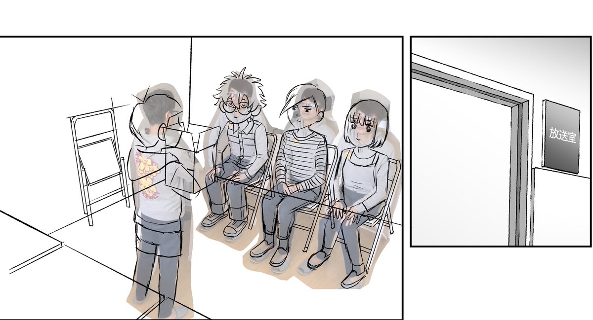 『レコード大好き小学生カケル』の作画工程を公開します。