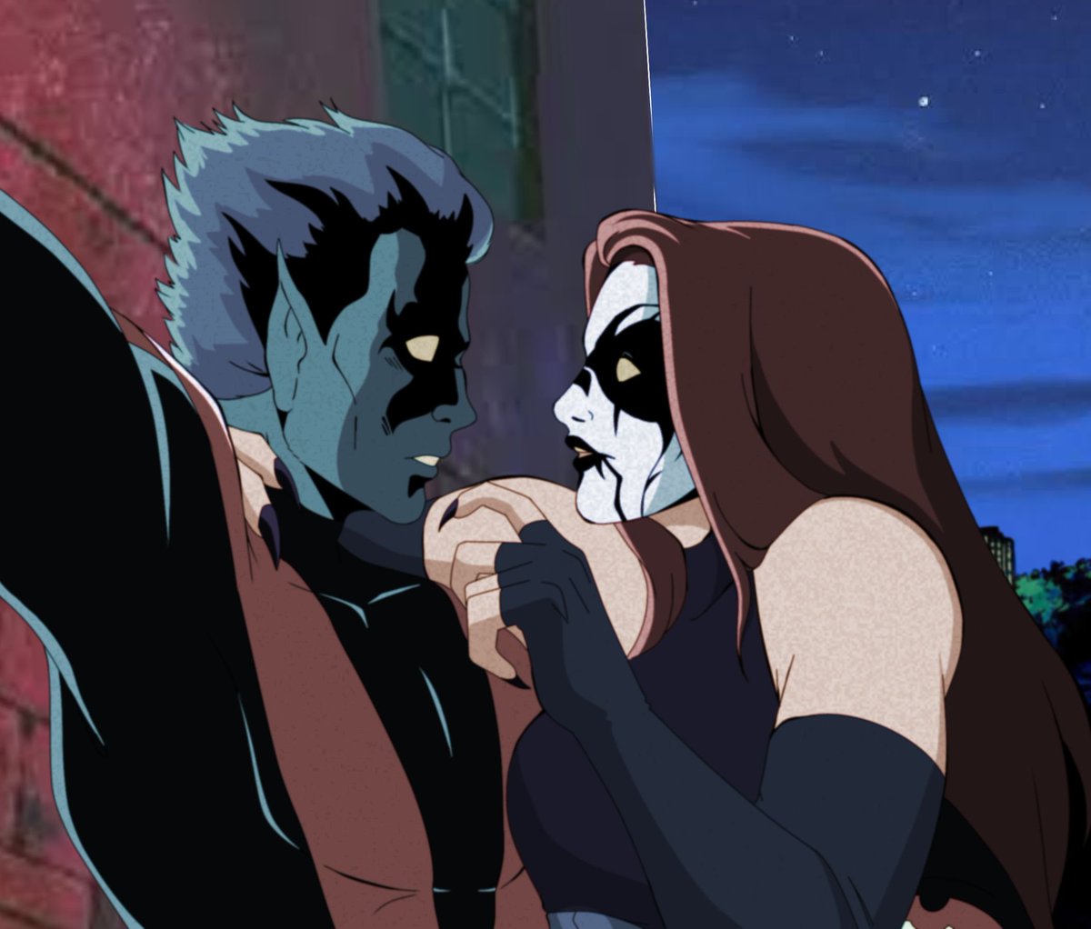 RiverHargan's tweet photo. When she met him 

#ocxcanon #marveloc #kurtwagner #Nightcrawler #originalcharacter #xmen1997 #xmenanimatedserie 📼📽 https://t.co/3rTBJLbIJE