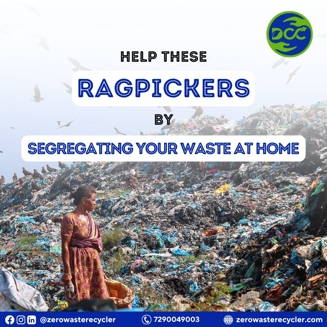 dcczerowaste's tweet image. Make a meaningful impact by aiding ragpickers! Start at home - segregate your waste and support these unsung heroes. Your small effort can create a cleaner environment and provide livelihoods. 

#ZeroWaste #Zerowasterecycler #BallisticSeparator #TrommelScreen #DCCInfra #DCCGroup