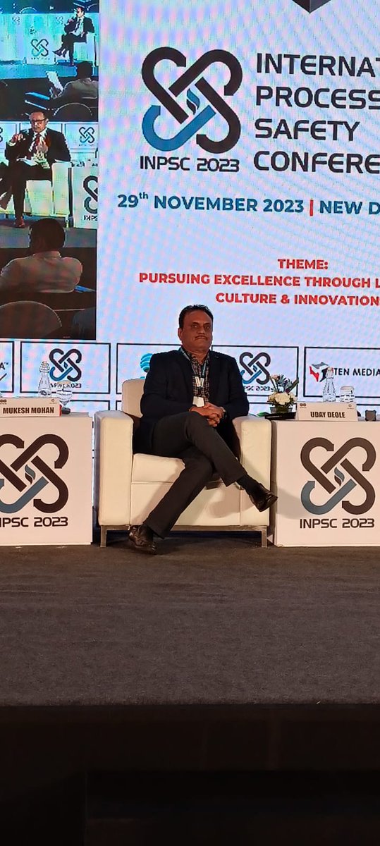 INPSCIndia's tweet photo. Delighted to share Opening Panel (Perspectives on Process Safety from Around the World) 1100-1200 Hrs at the 6th Annual International Process Safety Conference #INPSC 2023
📌29 November 2023, Hotel Le Méridien, New Delhi, India
#process #safety #INPSC23 #hsse #productsafety https://t.co/S11oAUduEE