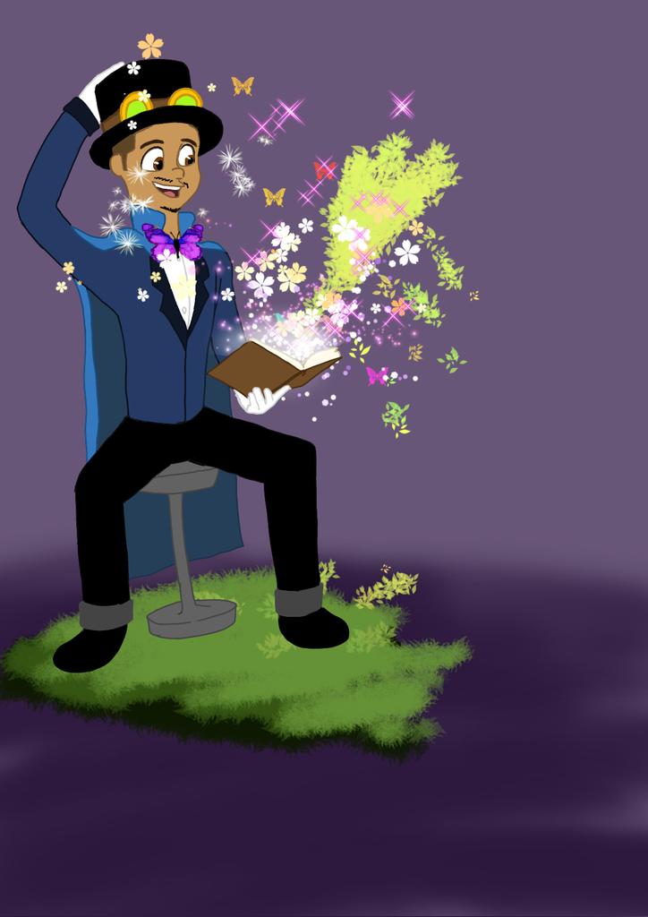 Spader03's tweet photo. My attempt at making a disney style looking character. 

#art #fyp #disney #Magic https://t.co/6xOZkoYSwN