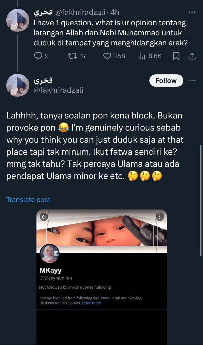 AkaunAnon's tweet photo. Bila tak boleh jawab sebab memandai buat hukum sendiri pilihan yang ada adalah: BLOCK. https://t.co/S4aN3sg4rL