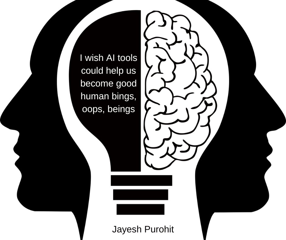 khyatijp's tweet image. #AIandHumanity
#HumanizingAI
#AISarcasm
#TechHumor
#HumanizingTech
#AIforHumanProgress
#AIEmpoweringGoodness
#AIElevatingHumanity
#AIFosterCompassion
#AIandHumanEvolution
#AIBringingOutBestInHumans
#AIEnrichingLives
#AIUpliftingMankind