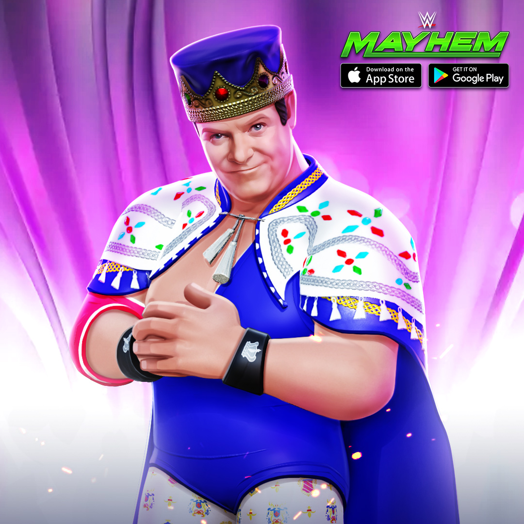 wwe_mayhem's tweet photo. Ready to claim your birthday surprise? Head to the in-game store now and look for the special Jerry Lawler Birthday Offer. It's your chance to reign supreme in the ring with the King himself! Get now: https://t.co/gazR8a4cmo #jerrylawler #WWE #wwenetwork #mobilegame #action https://t.co/HteQqZYGcQ