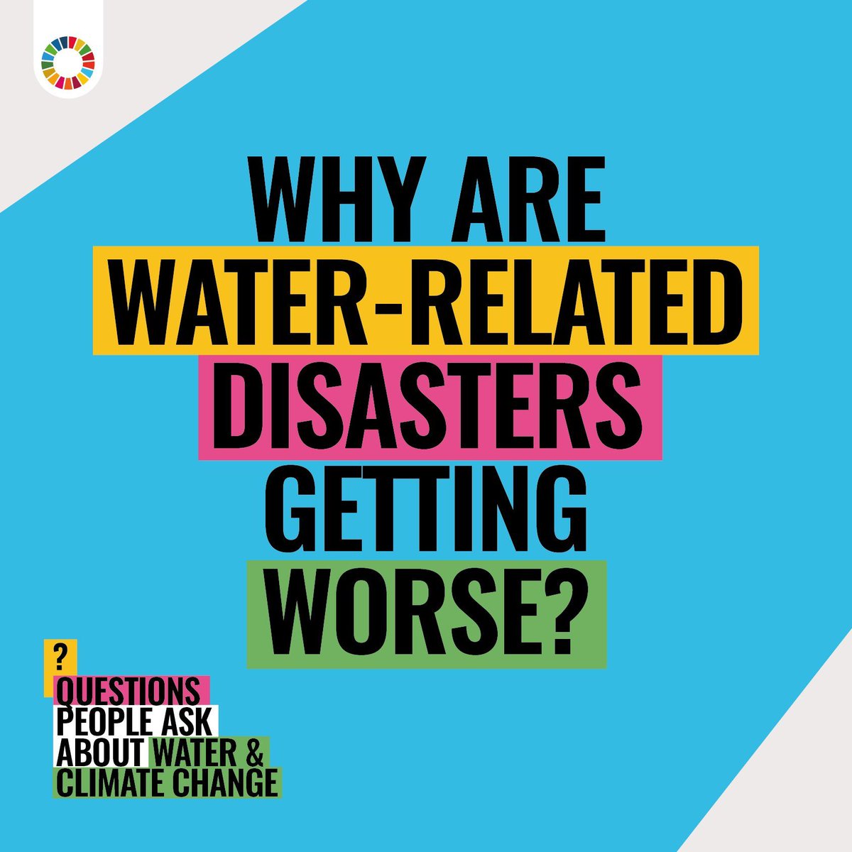 UN_Water's tweet photo. As temperatures rise, the water cycle accelerates – leading to worsening floods, rising sea levels, shrinking ice fields, wildfires and droughts.
#QuestionsPeopleAsk #ClimateChange ➡️ https://t.co/YIJZGf1zsn
#WaterFacts #COP28 #WaterAction #WaterIs #Climate https://t.co/0S4iN8TZrH