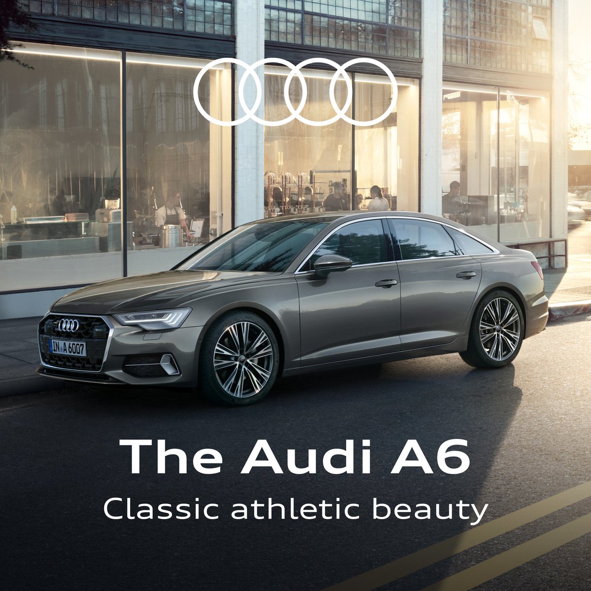 A clear statement. From every angle. The #Audi A6 Sedan is sporty and elegant from front to back. Explore our available #A6 models at bit.ly/OOOOA6Sedan