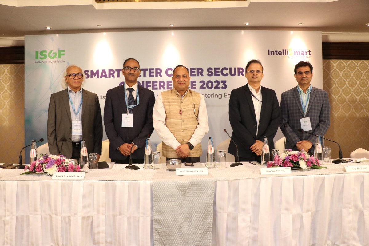 RDSS smart metering program is moving on a fast track with target of 250 million smart meters rollout by 2025, it is imp for India’s industry & utilities to work together & implement measures that can sustain entire smart metering spectrum & protect it against #CyberRisks