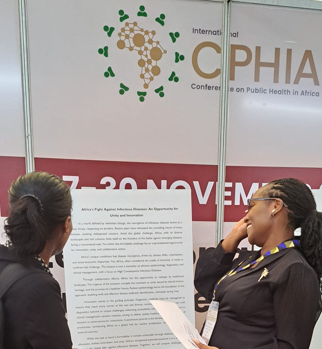 I am delighted to be selected among the finalists in the #CPHIA2023 creative contest! Amongst amazing submissions, my submission essay was on 'Africa's Fight Against Infectious Diseases: An Opportunity for Unity and Innovation @CPHIA_AfricaCDC @AfricaCDC
