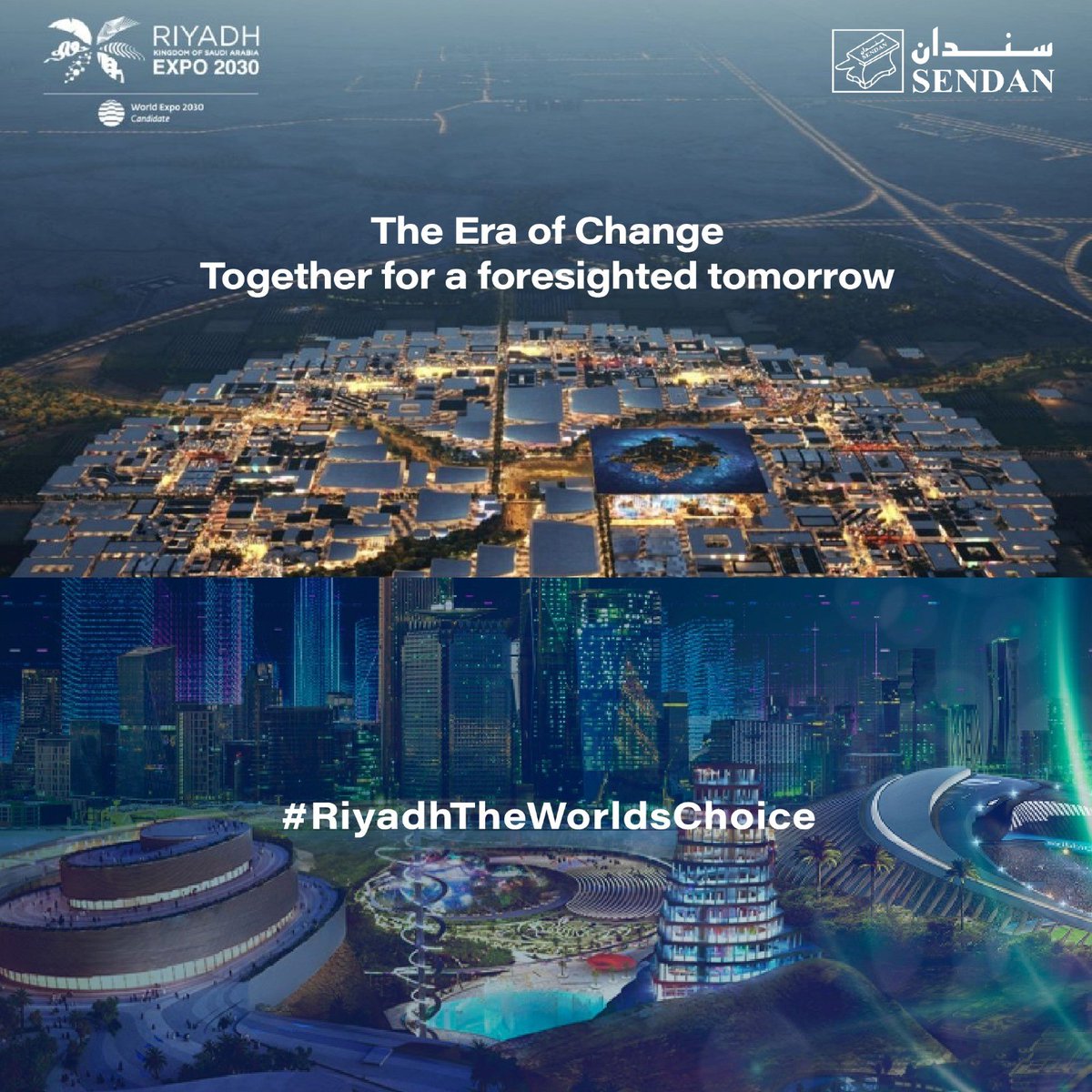 Sendanofficial's tweet photo. 🇸🇦 #RiyadhTheWorldsChoice #RiyadhExpo2030 https://t.co/zqALELhtl7