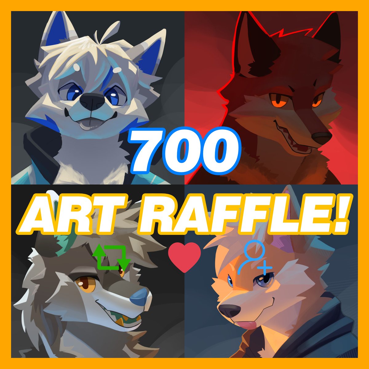 Beckowaffle's tweet photo. OMG thank you guys soo much for 700‼️‼️
To enter-----Like     repost     follow
And Comment your fursona down below!

50+ reposts = 2 slots
100+ reposts = 3 slots

Raffle ends in December 11th!!! Winners will get a full rendered headshot! https://t.co/Uzb6KwQ2M7